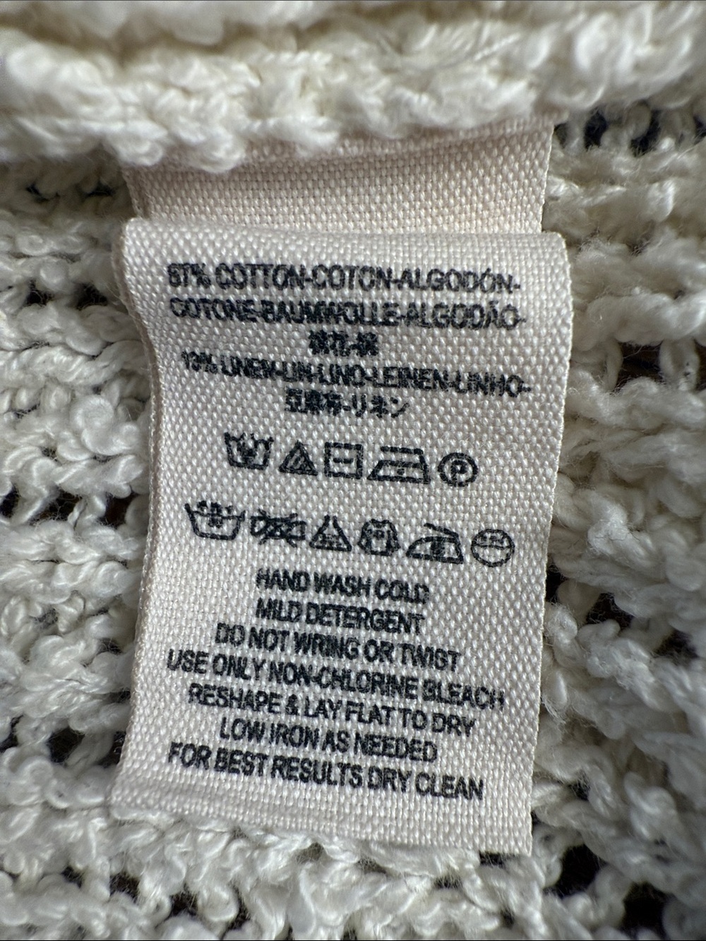 Free People VTG Knit Cardigan Boho Beach Cottagecore Coastal**free gift included - Picture 13 of 16